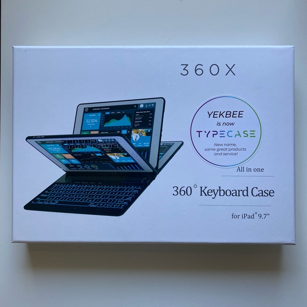 360 Keyboard Case for iPad 9.7”